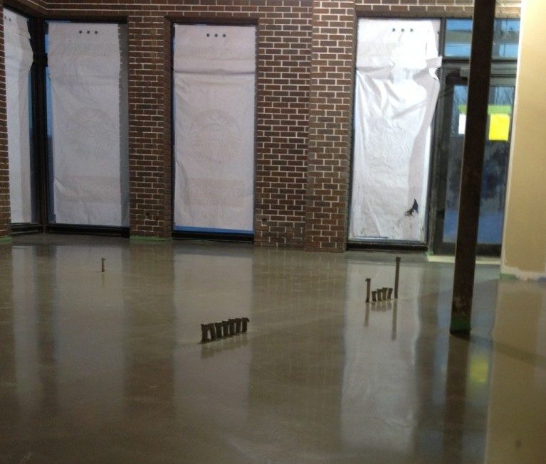 Acid Stain Retail Floor
